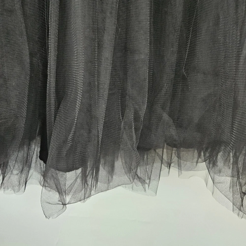 Society+ Tulle Tutu Midi Skirt 1X? 2X? Plus Black Witchy Ballerina 1X?‎ 2X? Plus